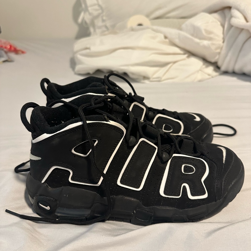 Kids Black and White Athletic Shoes